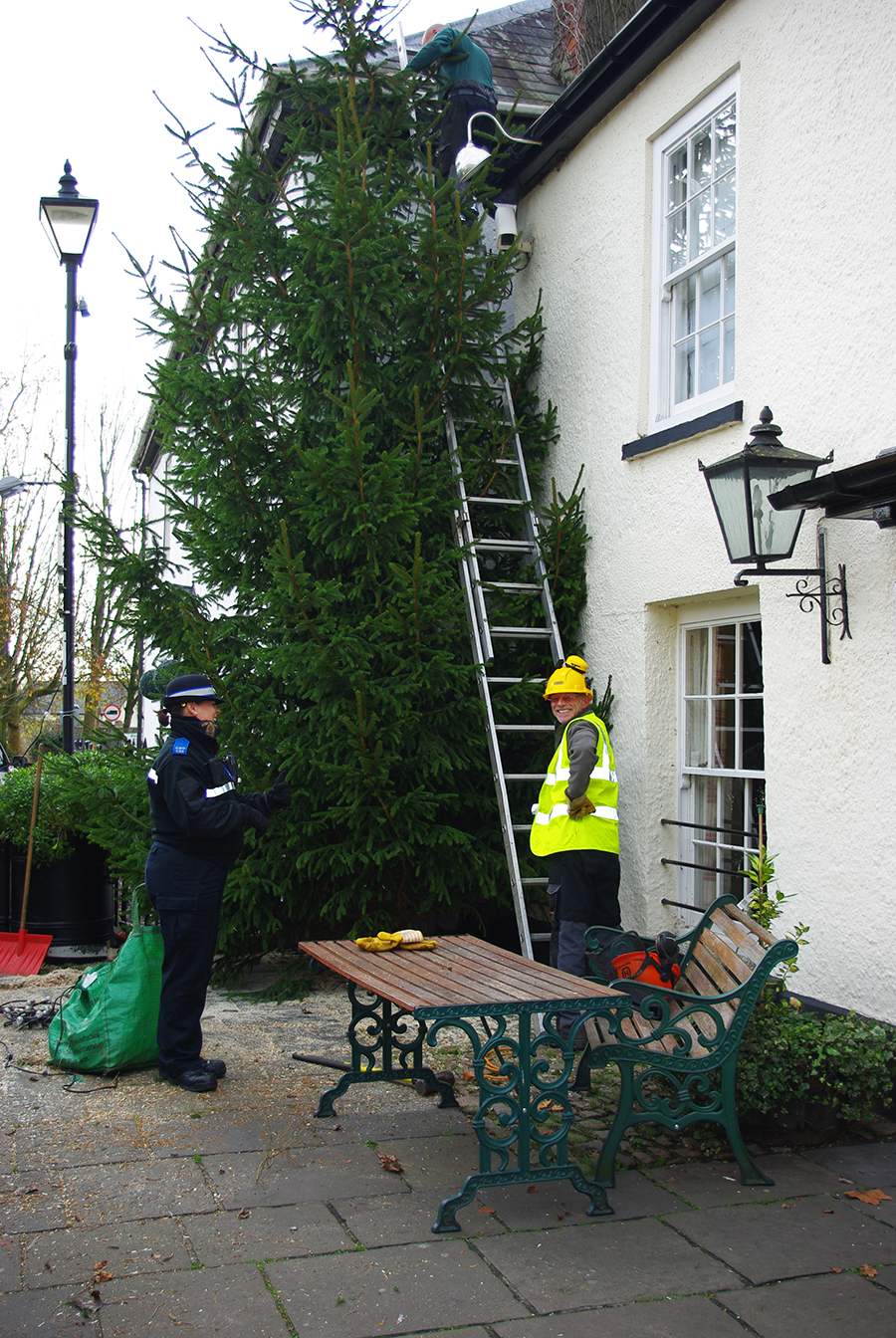 christmas preparations golden lion magor